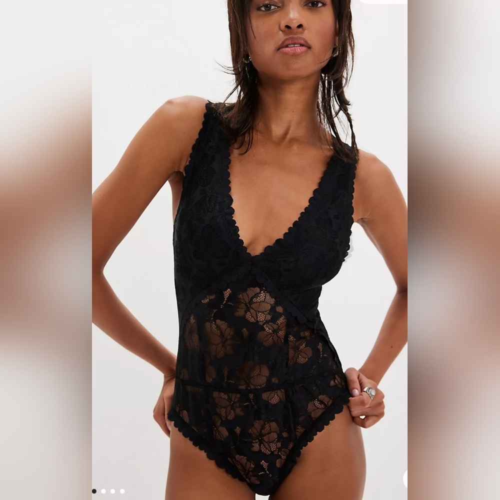 NWT Free People lace racerback bodysuit